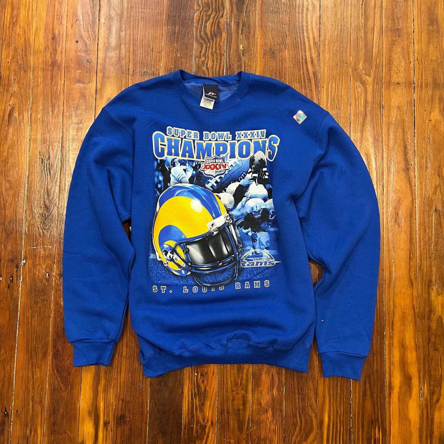 Vintage St. Louis Rams Superbowl Crewneck- XL