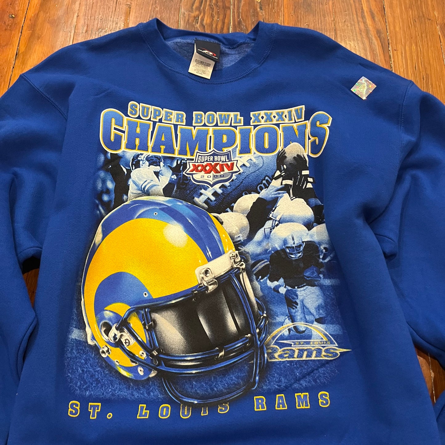 Vintage St. Louis Rams Superbowl Crewneck- XL