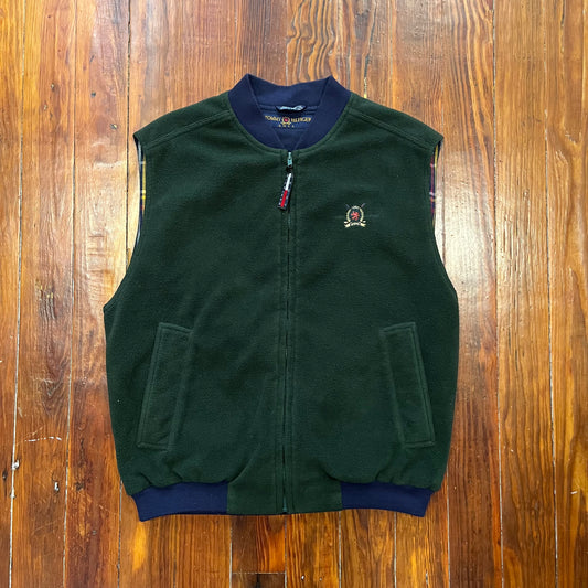 Vintage Tommy Hilfiger Plaid Golf Vest- L