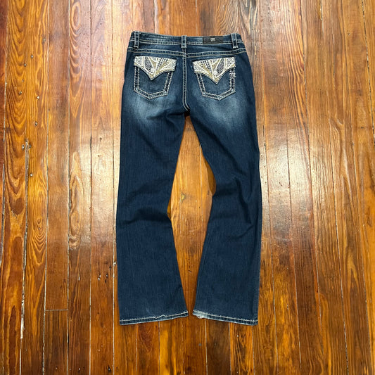 Miss Me Faded Glitter Jeans- 33x34