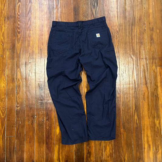 Carhartt Navy Blue Jeans- 38x30
