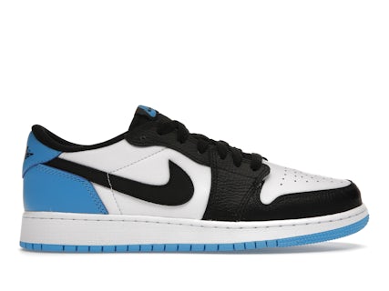 Jordan 1 Low 'Black Dark Powder Blue' - Sz10.5M